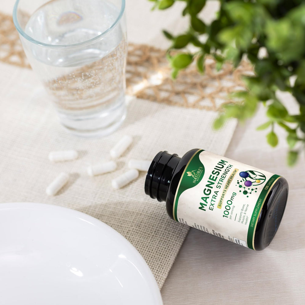Packaging graphic of magnesium citrate supplement
