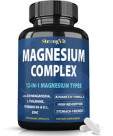 Magnesium Complex 12-in-1 bottle label with 120 capsules