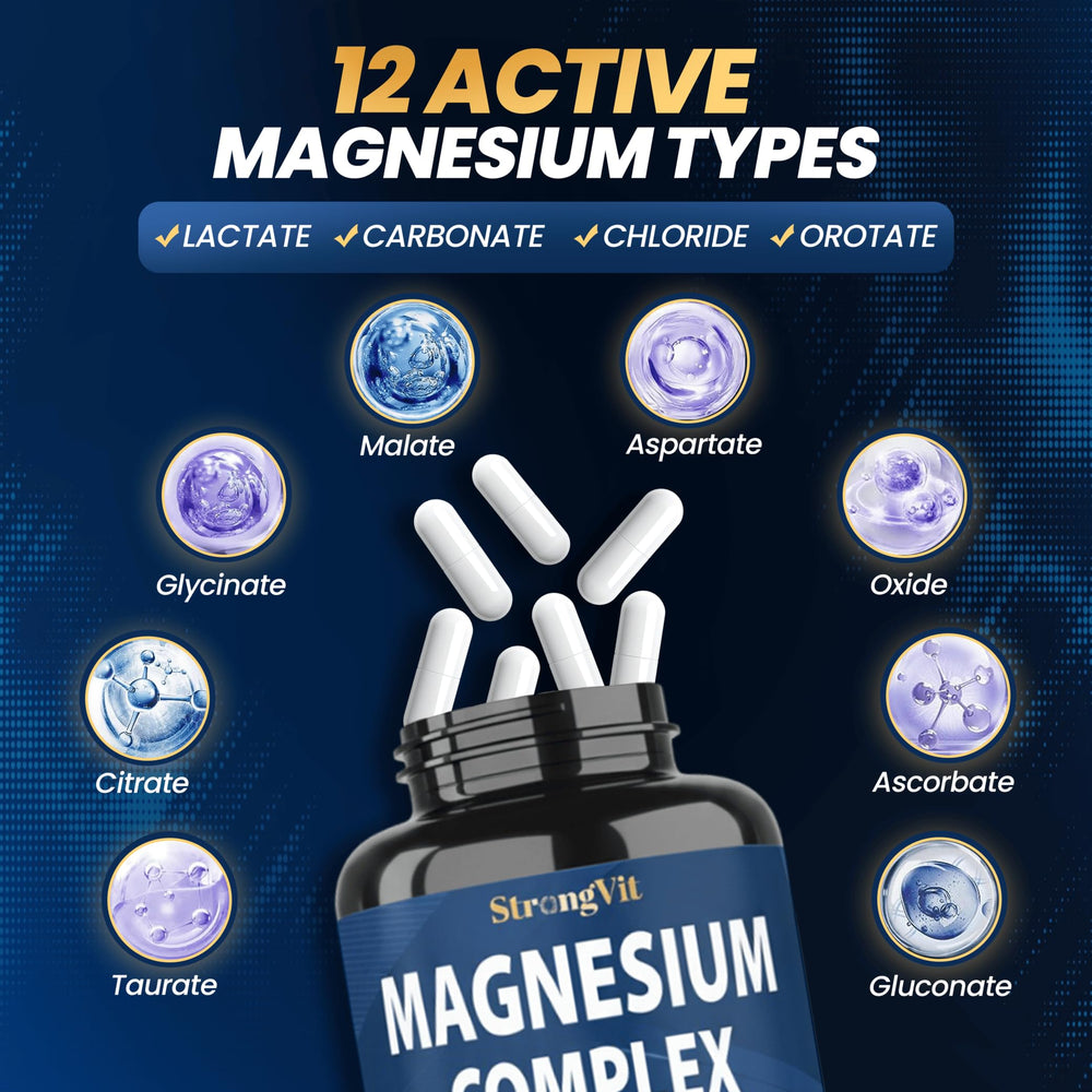 Nutrition facts highlighting 1000 mg magnesium per serving