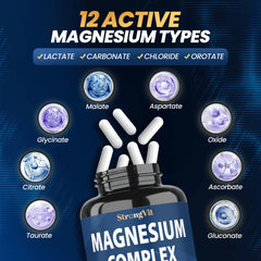 Nutrition facts highlighting 1000 mg magnesium per serving