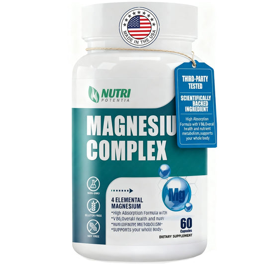 Magnesium Complex supplement bottle label showing 500 mg dosage