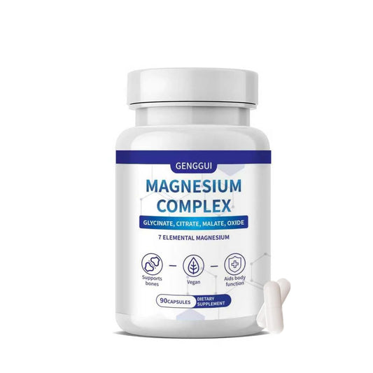 Magnesium Complex 7-Elemental bottle with 90 vegan capsules