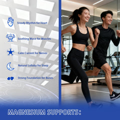Bone health and energy production icons
