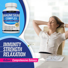 Vegan, Non-GMO magnesium complex packaging
