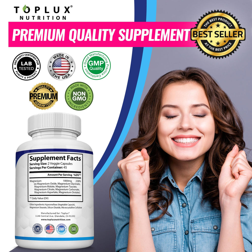 Active lifestyle with magnesium complex for bones and muscles