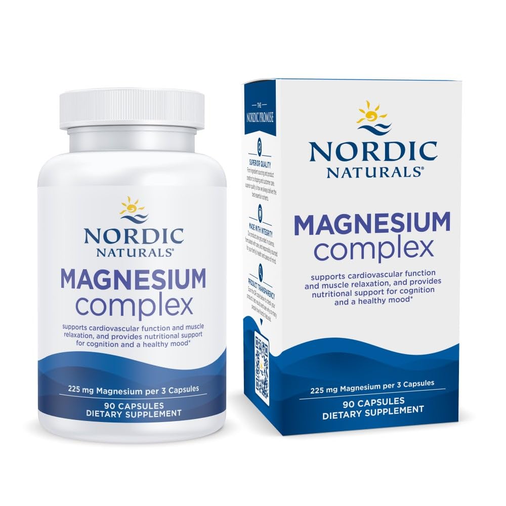 Front of Nordic Naturals Magnesium Complex bottle