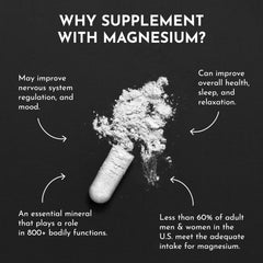 Clean label vegan gluten-free magnesium complex