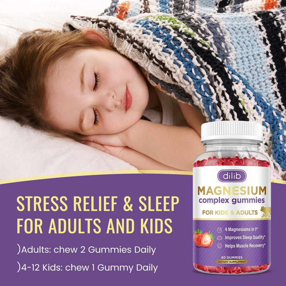 60 count bottle packaging for Magnesium Complex Gummies