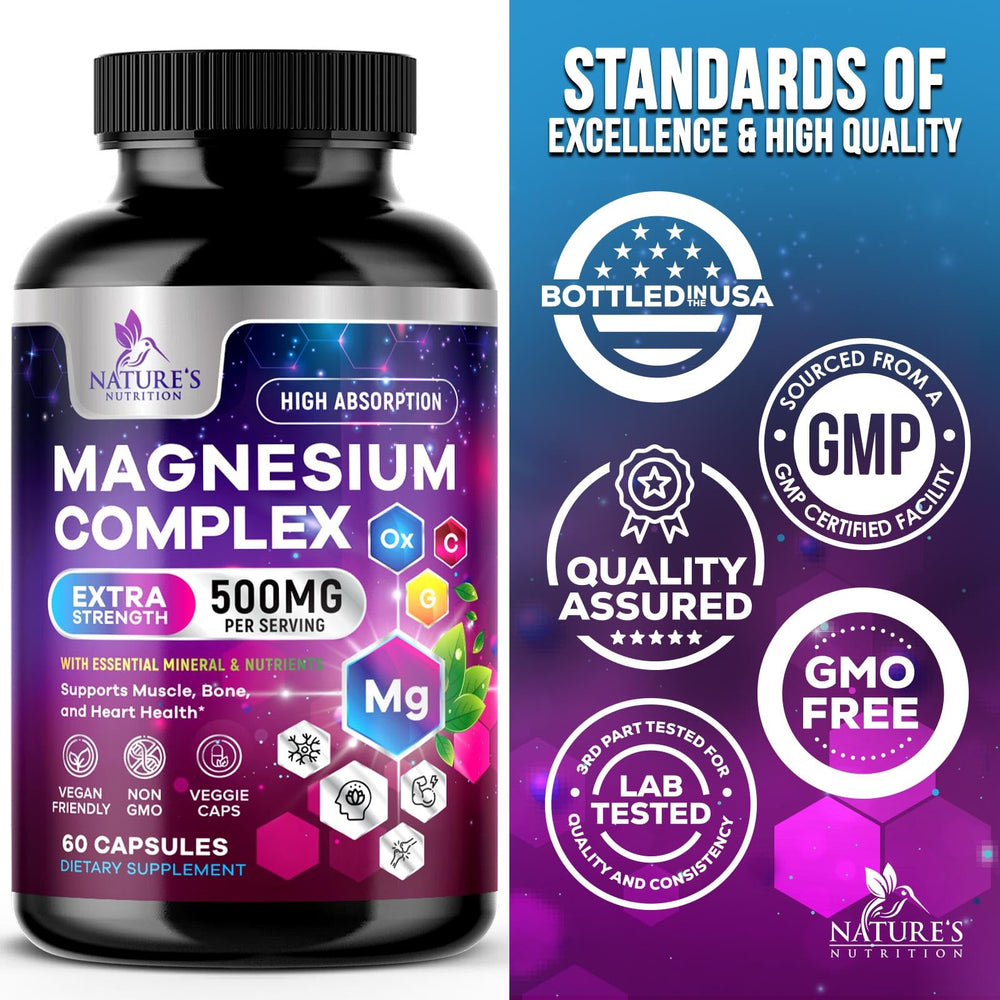 Ingredients showing Aquamin and non-GMO formulation