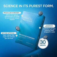 Hydrogen tablet with elemental magnesium illustration