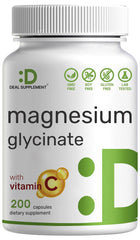 Magnesium Glycinate 1000mg serving bottle
