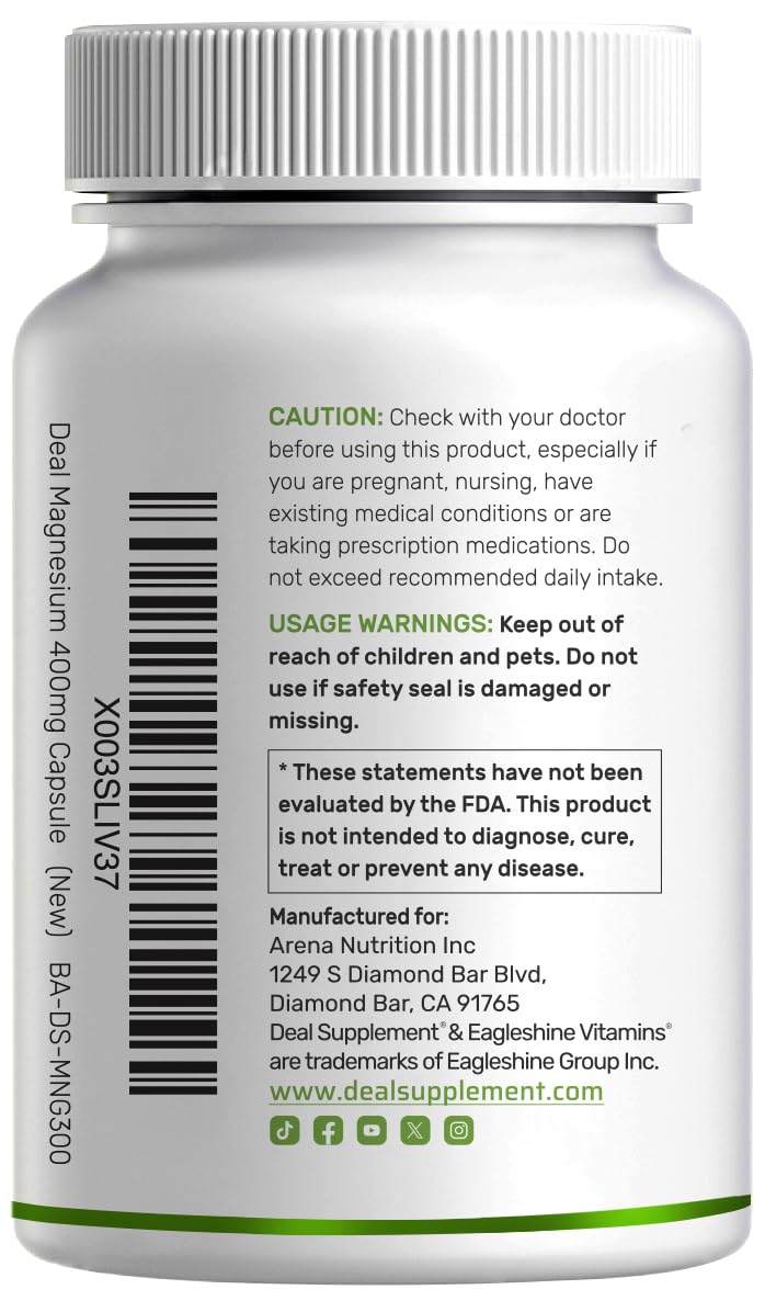Wellness lifestyle image with magnesium glycinate bottle