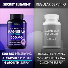Vegan and Non-GMO magnesium glycinate packaging