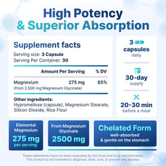 Front pack shot of Magnesium Glycinate 90 capsules