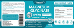 Magnesium glycinate capsules showing size and shape