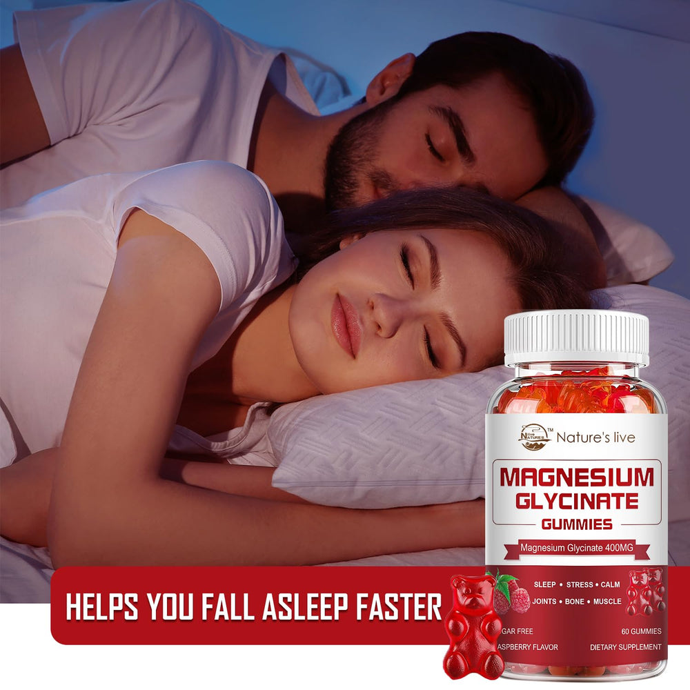 Calm mood and sleep support concept with gummies