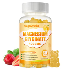 Front bottle of Magnesium Glycinate Gummies 60-count