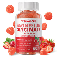 Magnesium Glycinate Gummies 1000mg strawberry flavor – 60 count