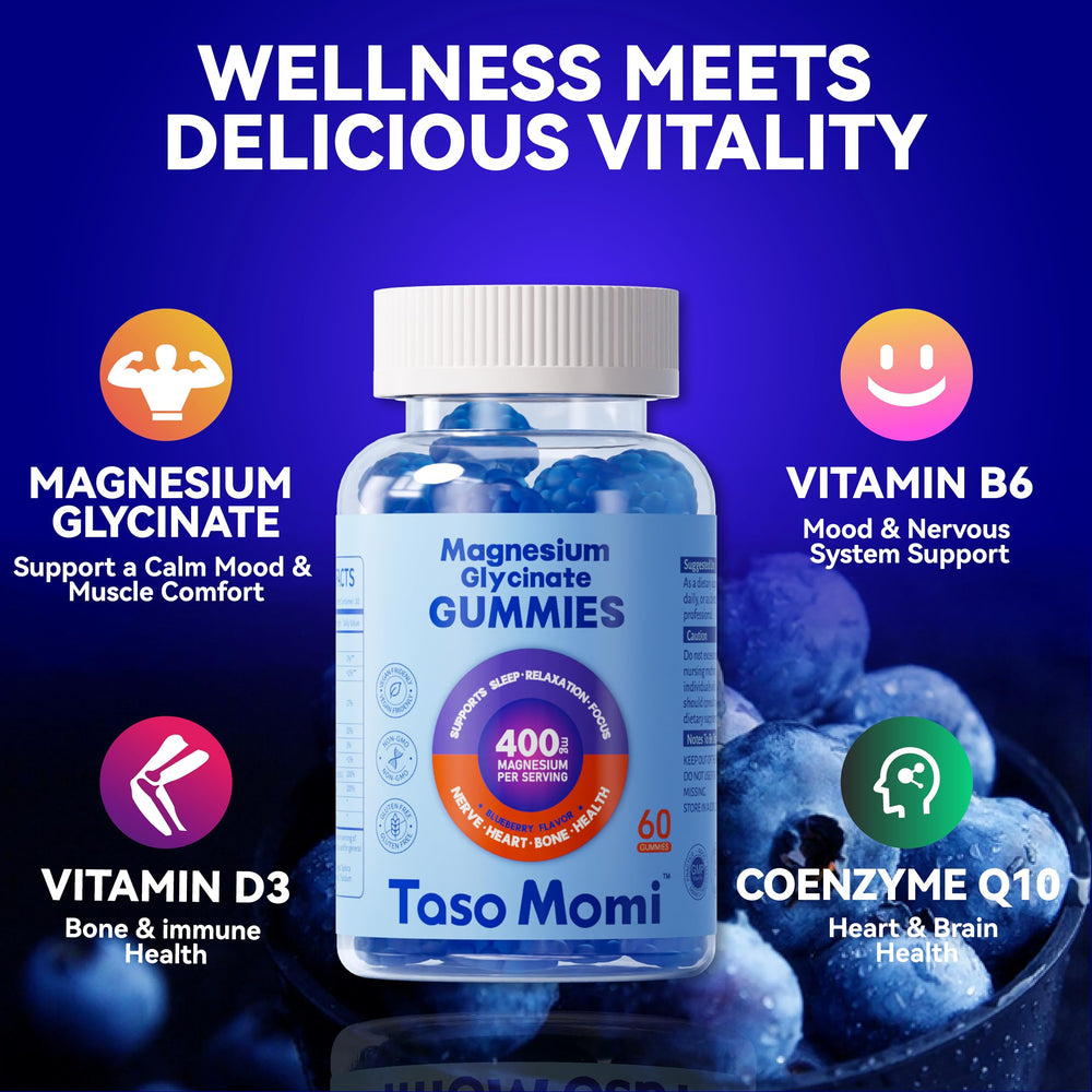 Label highlighting vitamin D3, B6, C and CoQ10 on gummies