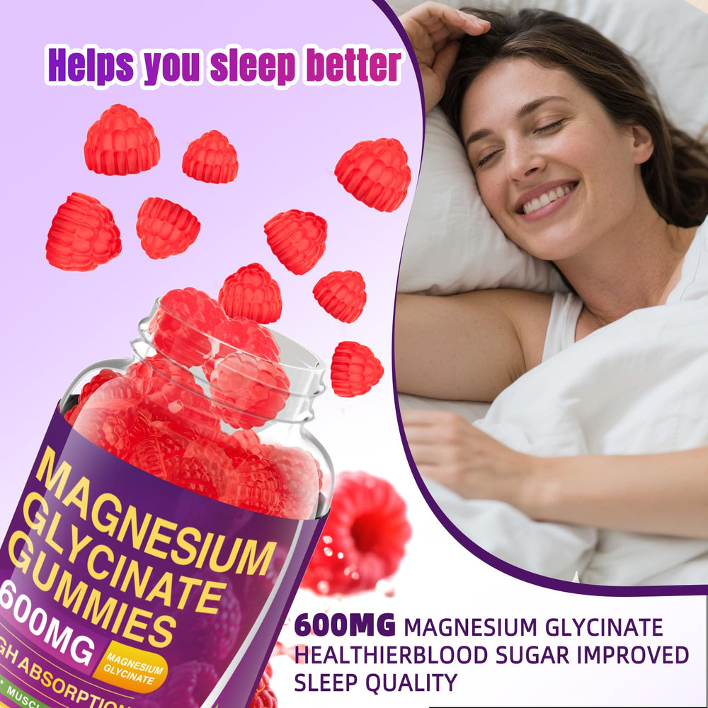 60-count bottle of Magnesium Glycinate Gummies
