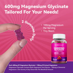 Ingredients list for magnesium glycinate gummies