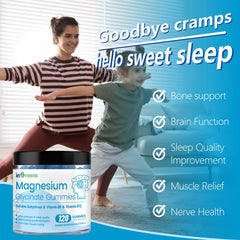 Graphic illustrating sleep, relaxation, and focus benefits of the gummies