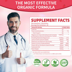 Daily dosage instruction for Magnesium Glycinate Gummies
