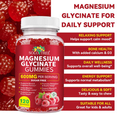 Ingredients list showing magnesium glycinate and L-Threonate