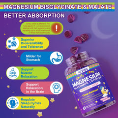 Kids-friendly gummies for ages 4+ with 2-pack packaging