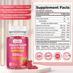 Gummies suitable for kids and adults - Raspberry flavor