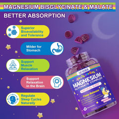 Sugar-free, melatonin-free gummy label
