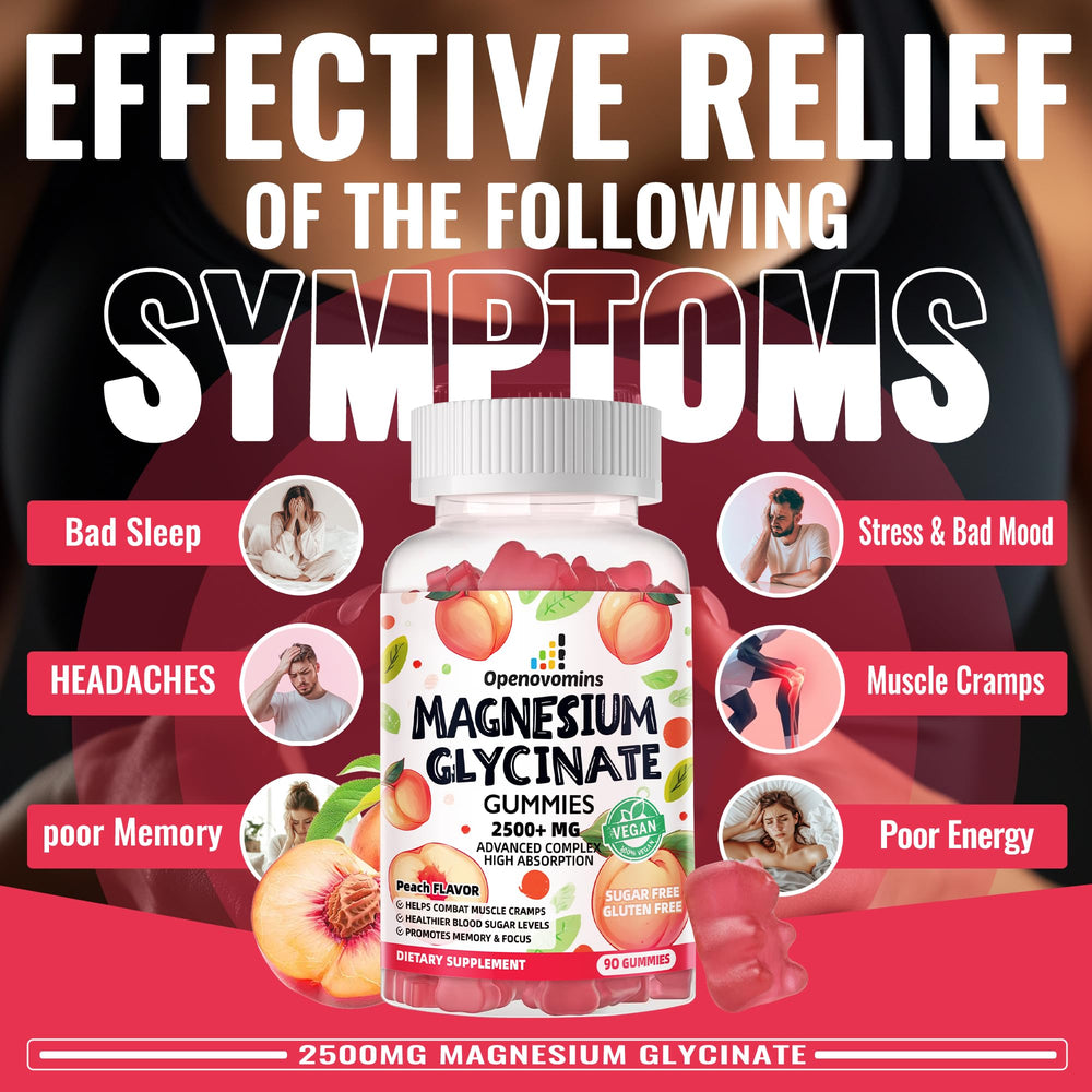 Label listing magnesium, Vitamin D, B6, calcium, potassium and CoQ10