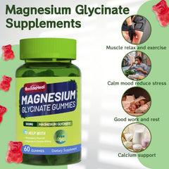 Packaging bottle with label showing 60-count gummies