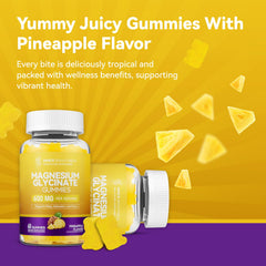 Child-friendly pineapple gummy in a dish