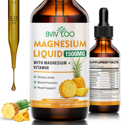 2 oz bottle of magnesium glycinate liquid