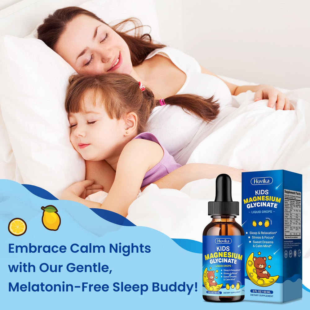 2 oz lemon-flavored magnesium glycinate liquid bottle on countertop