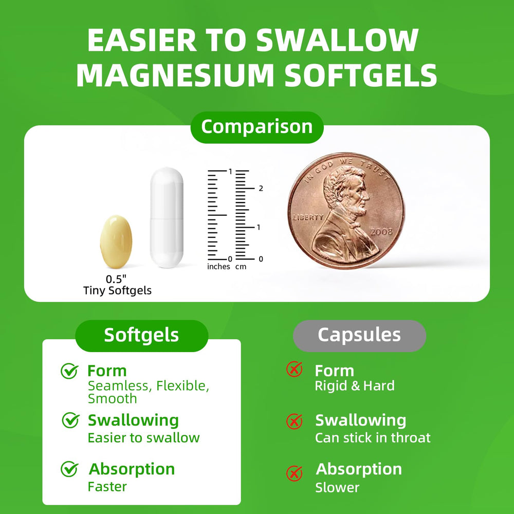 Softgels illustrating sleep support and nighttime calm