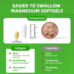 Softgels illustrating sleep support and nighttime calm