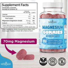 Close-up of bottle showing gummies with raspberry flavor