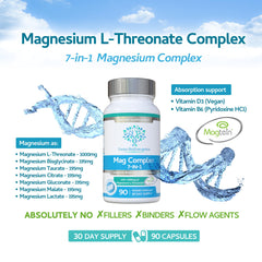 Vegan, UK-made magnesium supplement packaging