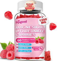 Magnesium L-Threonate Gummies Raspberry 1200mg per serving