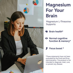 Close-up of Magnesium L-Threonine bottle label