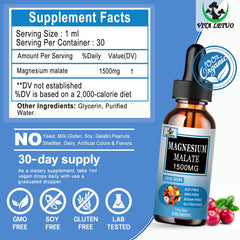 Active adult enjoying energy after taking magnesium malate drops.