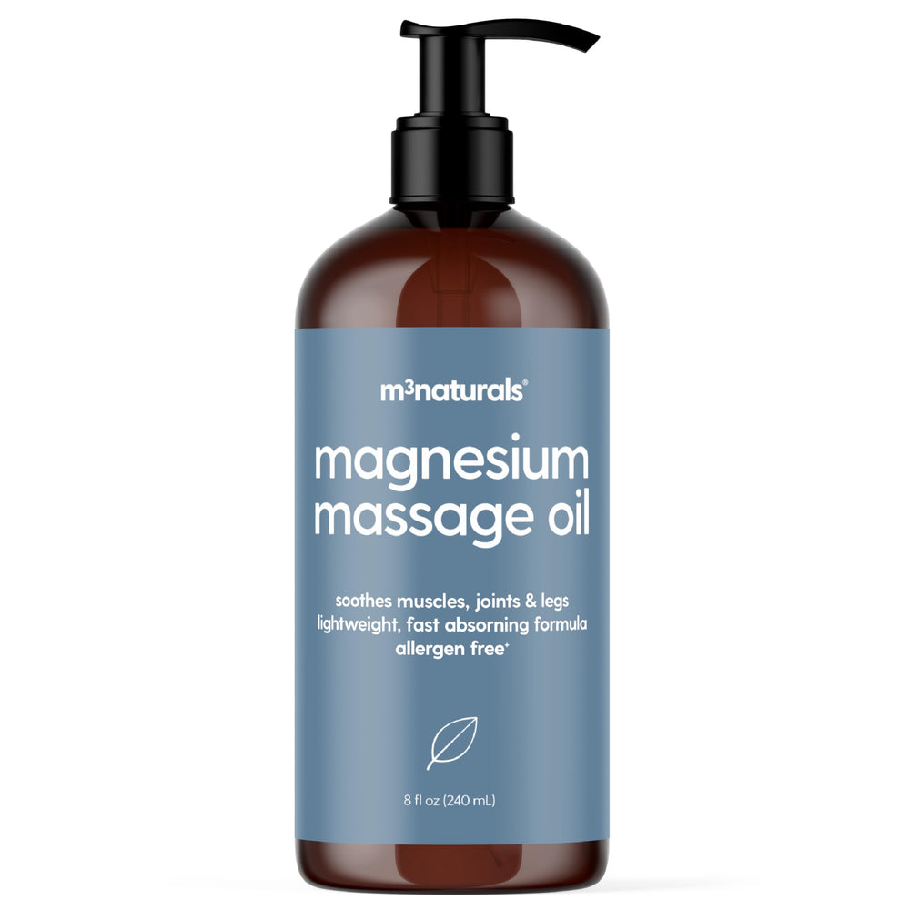 8 oz bottle of magnesium massage oil