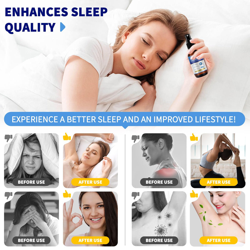 Magnesium oil spray for muscle relaxation