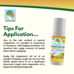 Child resting peacefully after using the magnesium oil roll-on