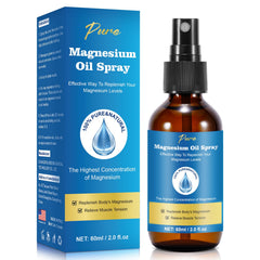 Pure Magnesium Oil Spray glass bottle front