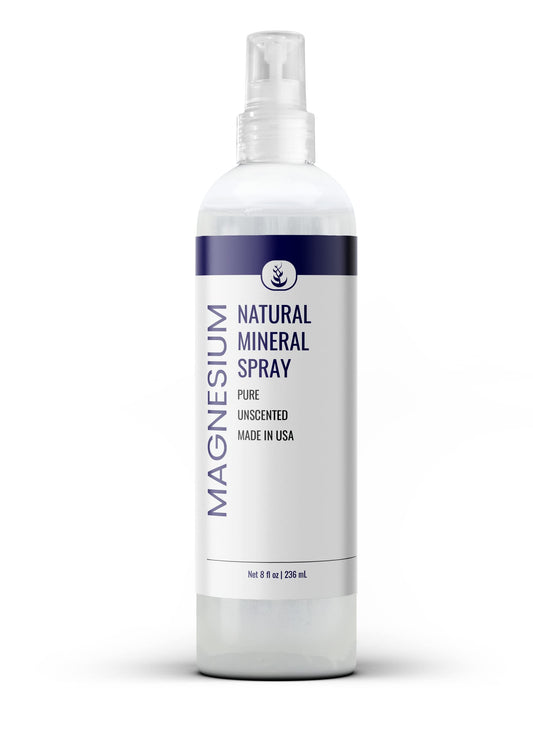 Magnesium oil spray bottle, unscented, 8 fl oz