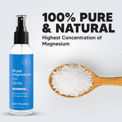 Magnesium spray easing leg cramps and boosting circulation