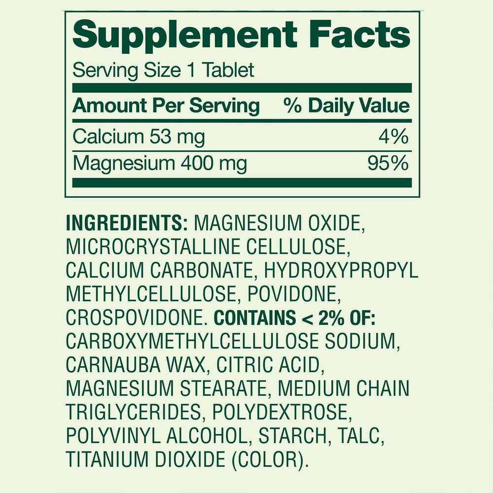 Label on bottle showing 250 tablets and 400mg dosage